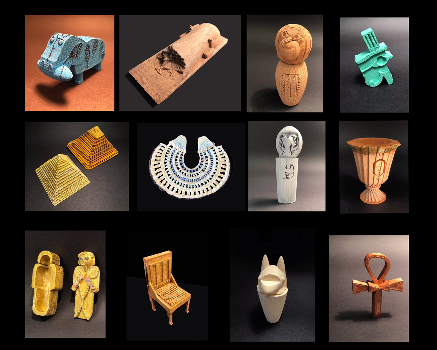 Fifth Graders Create Museum of Egyptian Artifacts Using 3D Printers